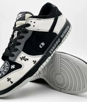 NIKE DUNK LOW X CHROME HEARTS BLACK