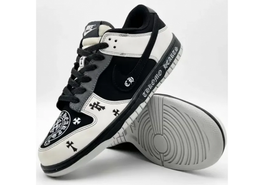 NIKE DUNK LOW X CHROME HEARTS BLACK
