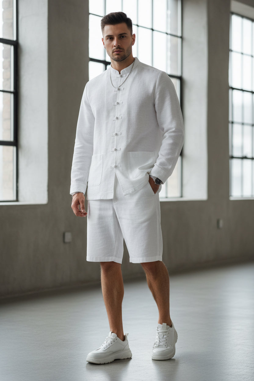White Polo Set