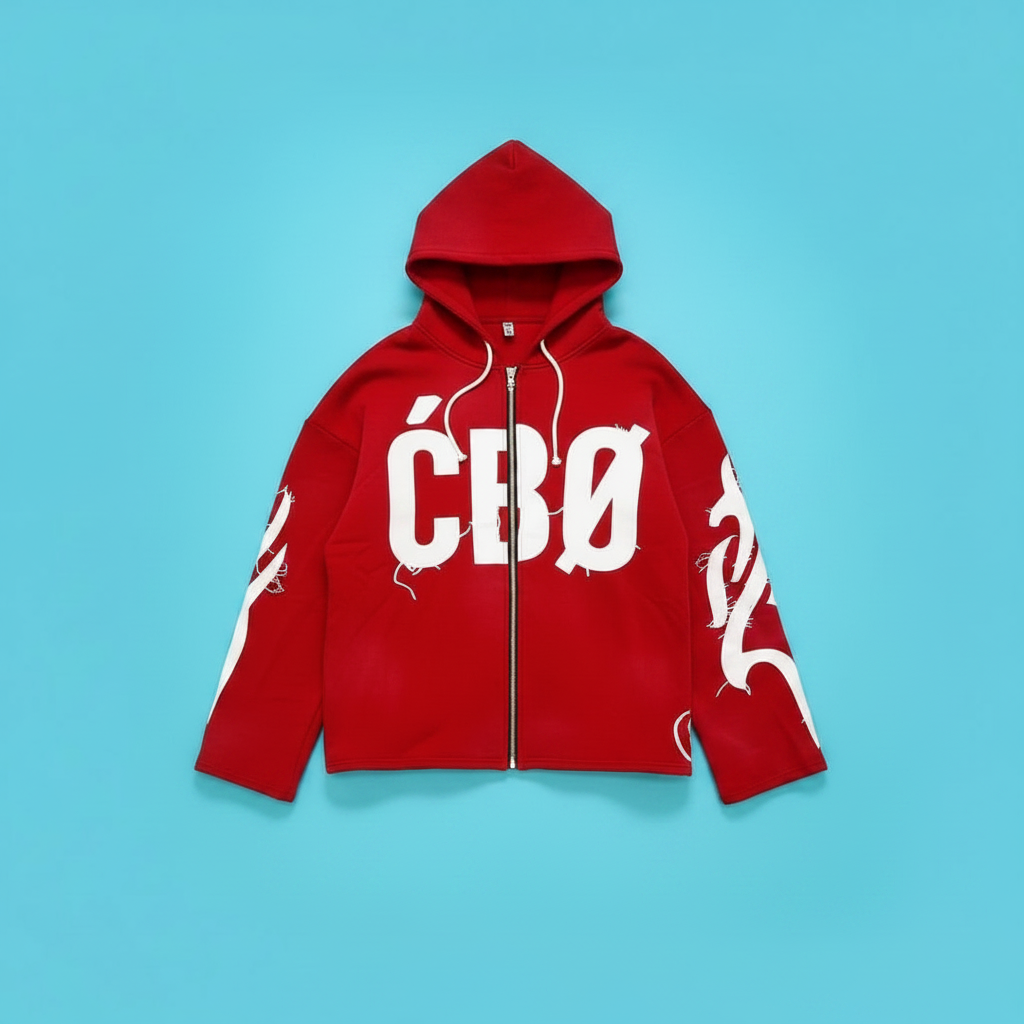 CBØ Lyfestyle – Survêtement Street Rouge