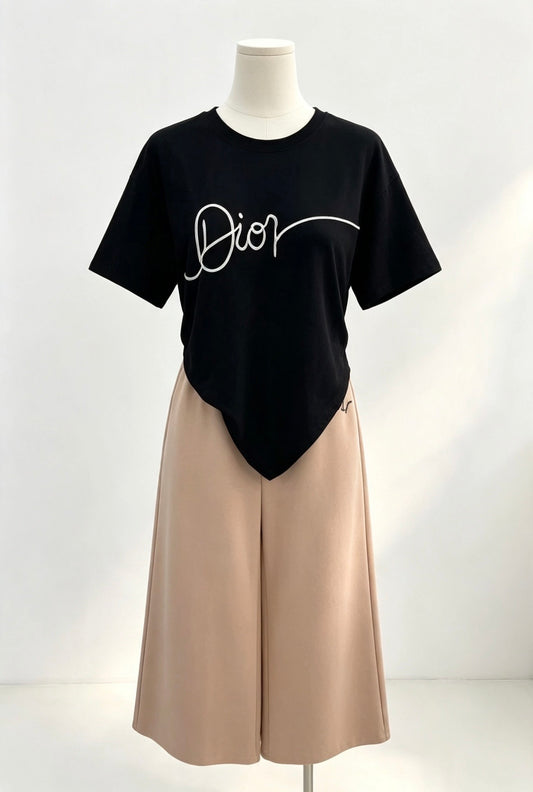 Ensemble Confort Chic - T-shirt & Pantalon fluide