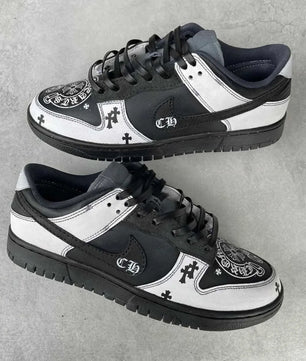 NIKE DUNK LOW X CHROME HEARTS BLACK