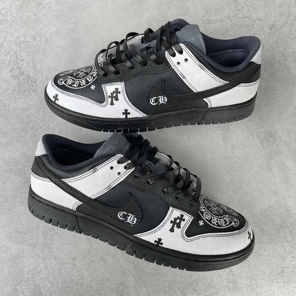 NIKE DUNK LOW X CHROME HEARTS BLACK