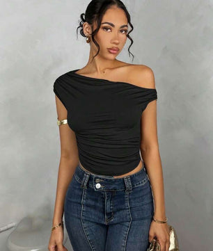 CROP TOP Épaule Dénudée 👗