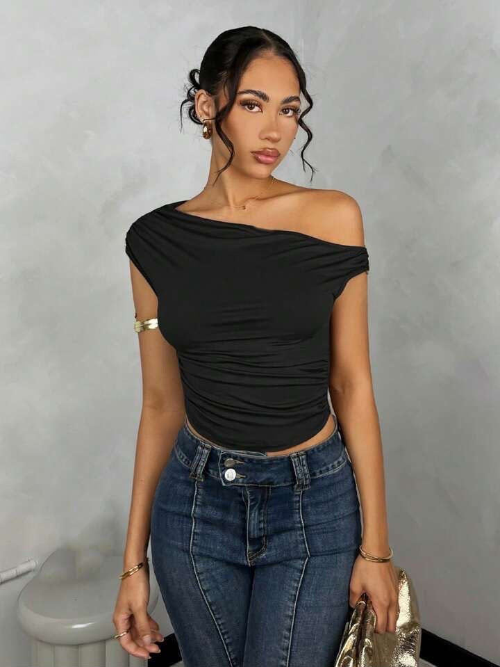CROP TOP Épaule Dénudée 👗