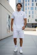 White Polo Set