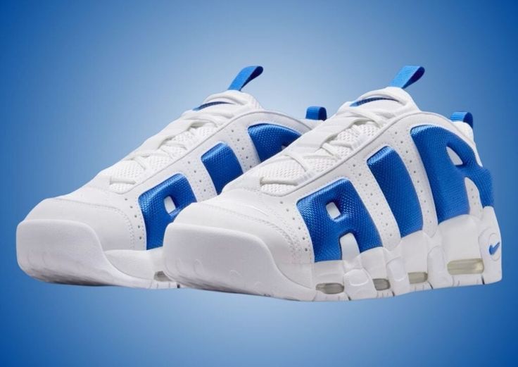 Nike Air More Uptempo '96  BLANCHE  BLEU