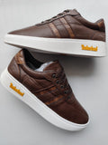 TennisTimberland en cuir marron