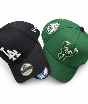 Casquettes crème et kaki