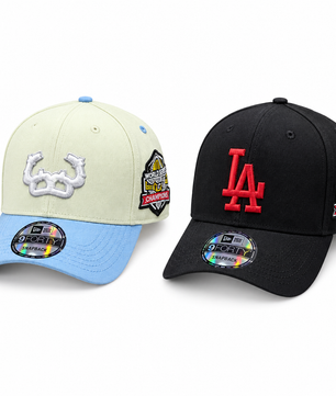 Casquettes noire et verte