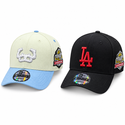 Casquettes noire et verte