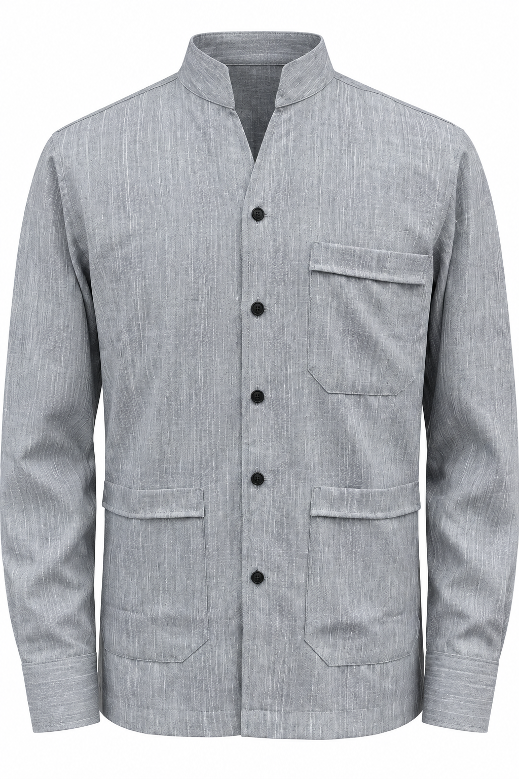 Chemise bleu marine, détails