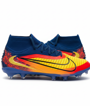 Crampons multicolore fond blanc