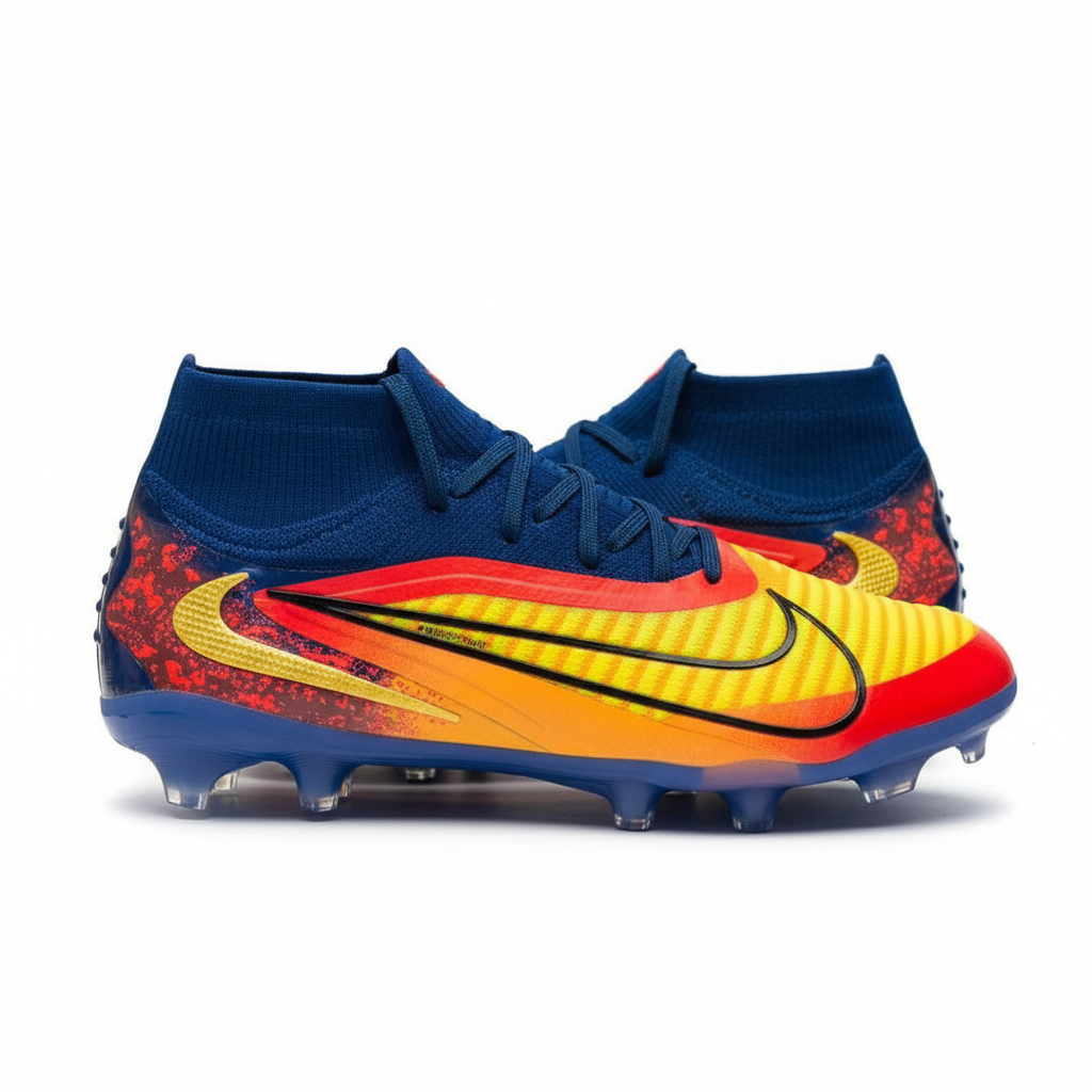 Crampons multicolore fond blanc