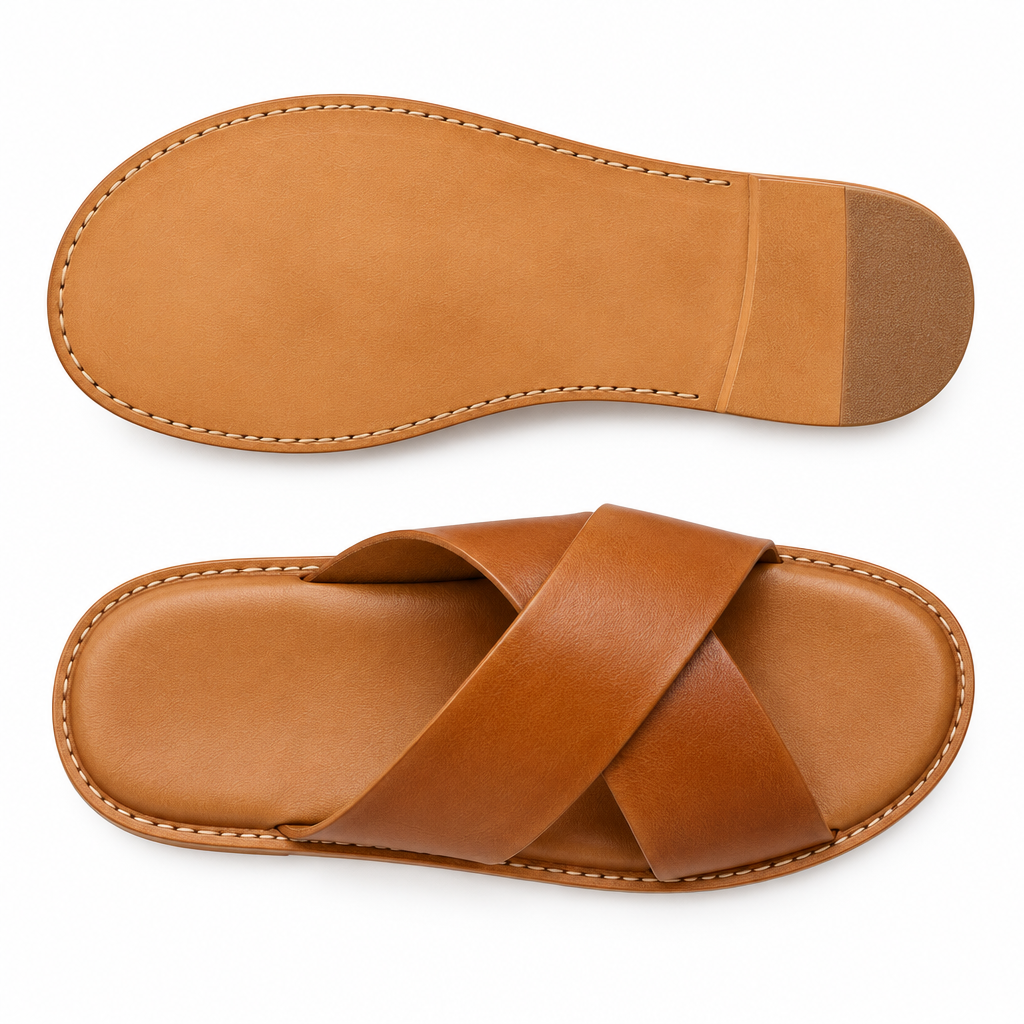 Cross-Strap Caramel