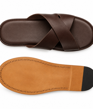 Cross-Strap Marron