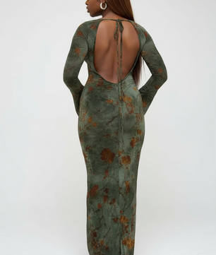 Dos - Kaki Floral