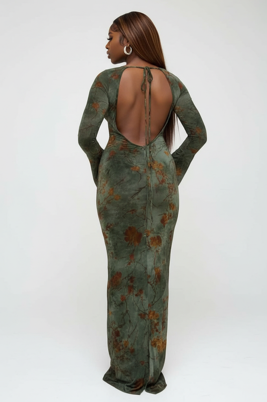 Dos - Kaki Floral