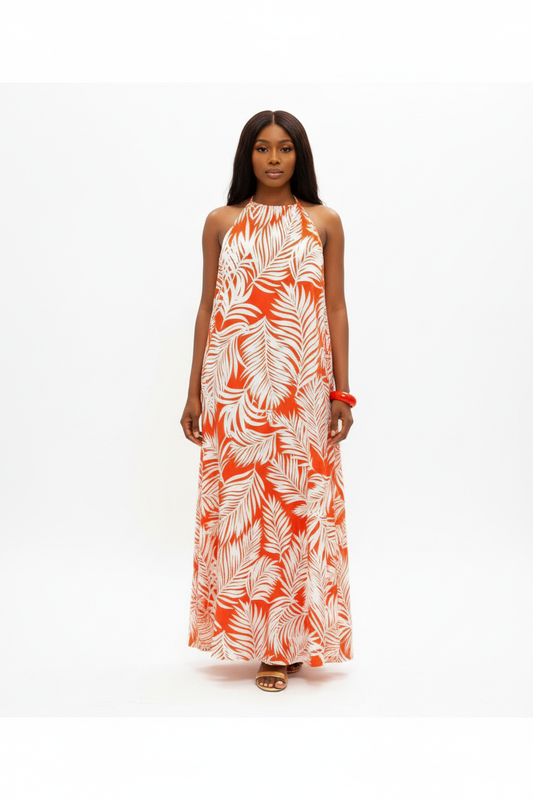 Face - Orange/Blanc