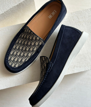 Dior Oblique Loafer – bleu