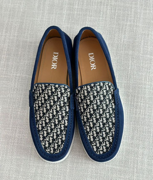 Dior Oblique Loafer – bleu