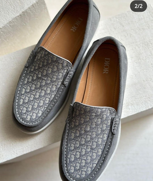 Dior Oblique Loafer – blanc