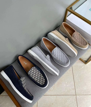 Dior Oblique Loafer – blanc