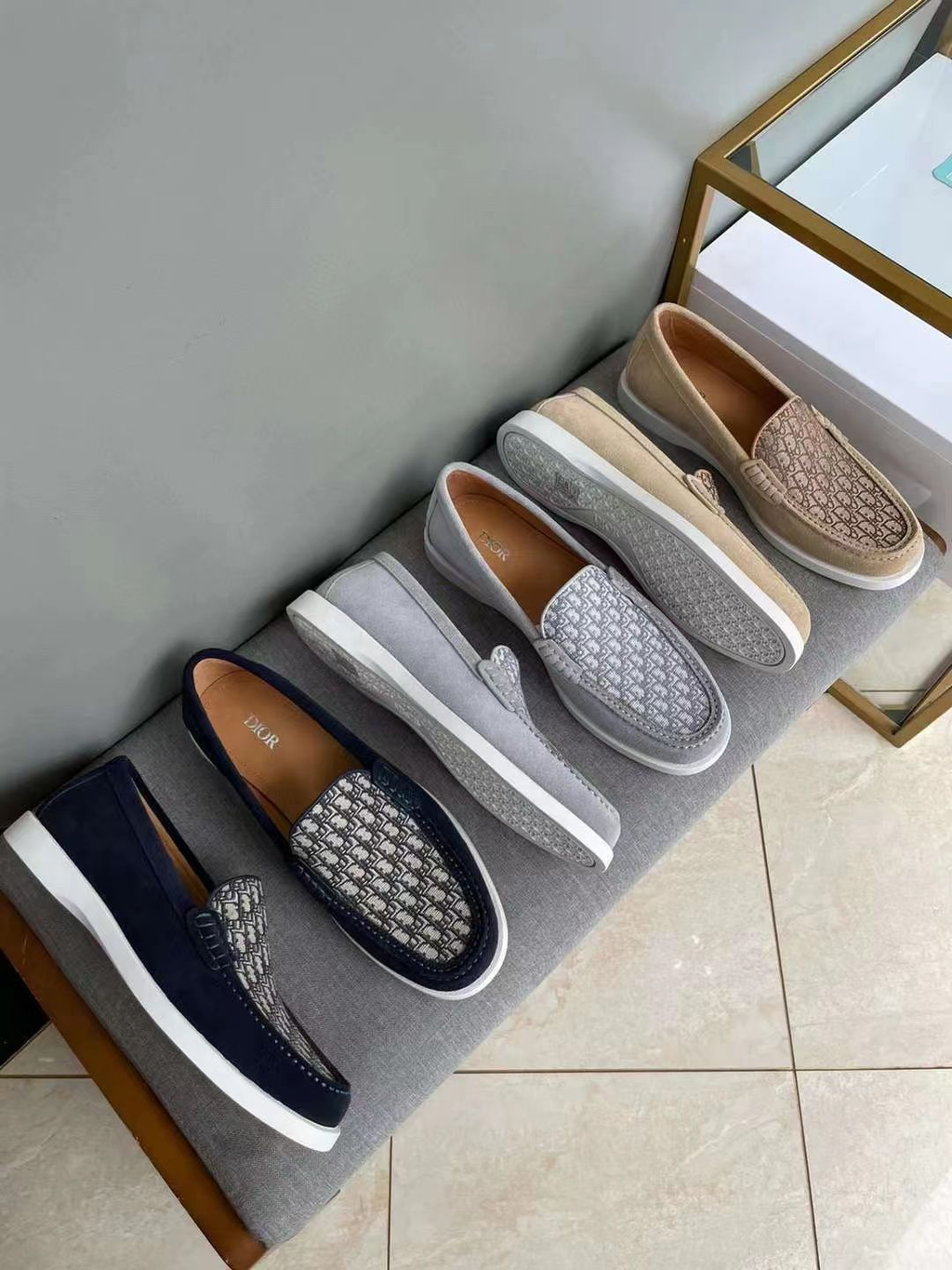 Dior Oblique Loafer – blanc