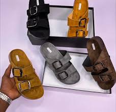 Sandales décontractées vintage à double boucle