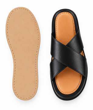Mule Cuir Naturel