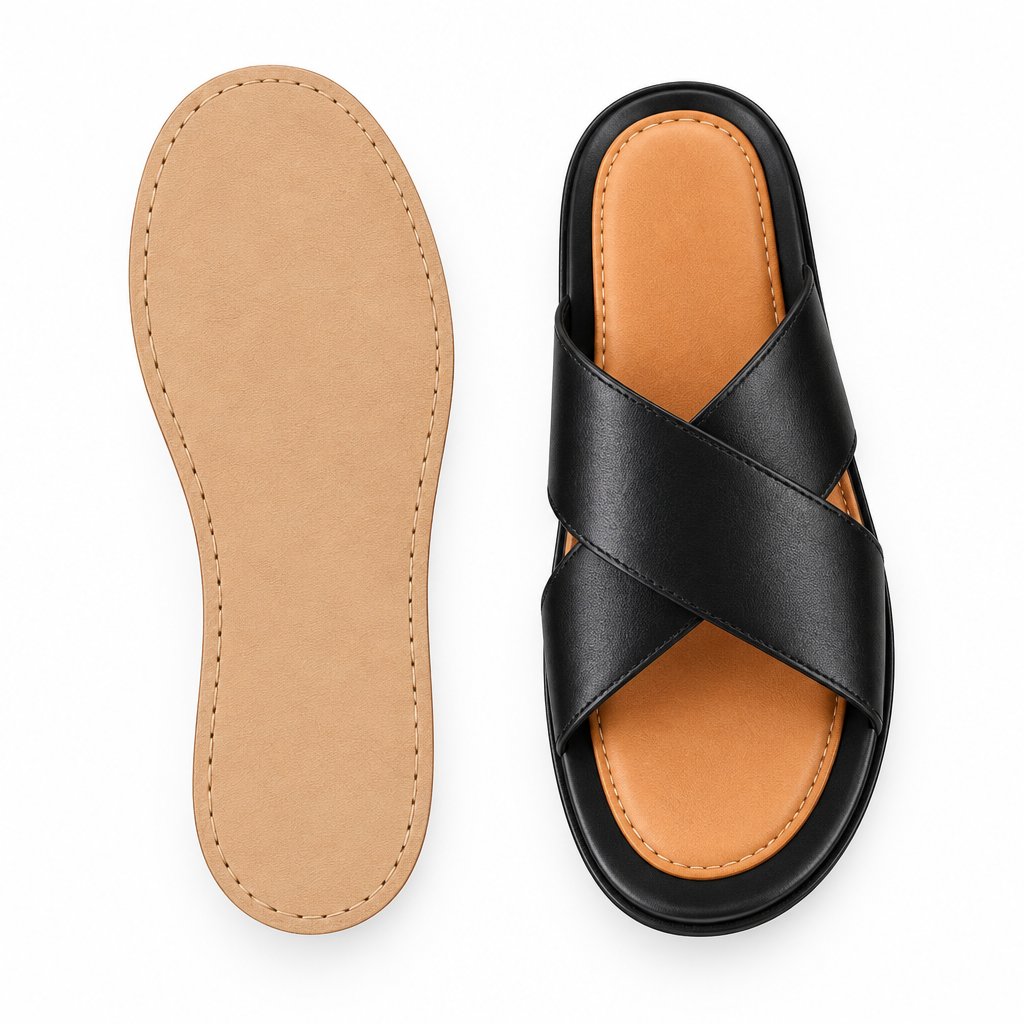 Mule Cuir Naturel