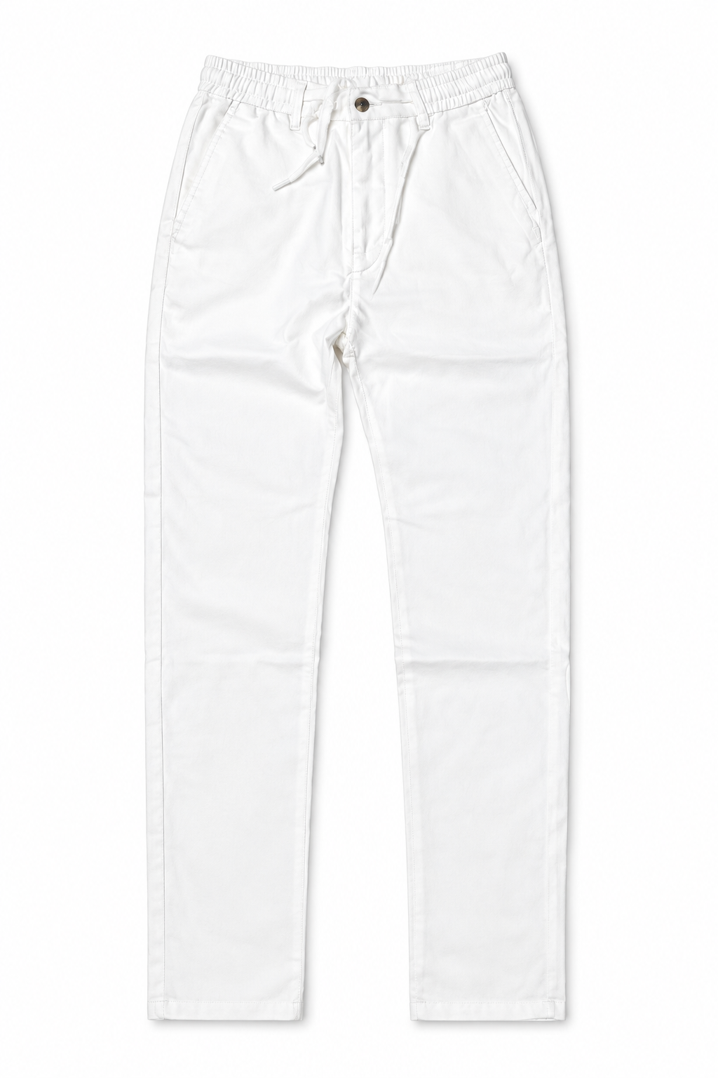 Pantalon blanc sur fond blanc