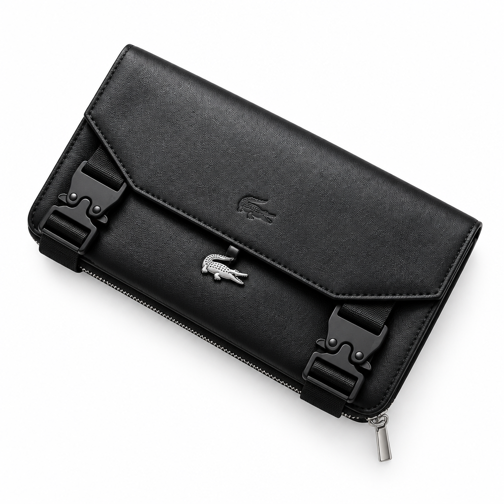 Pochette Noire Embossée