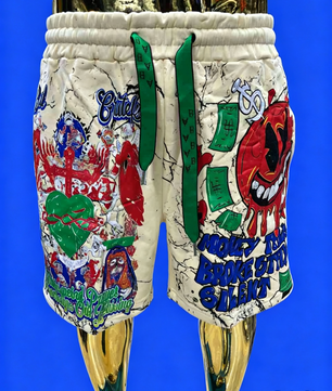 short en molleton de style streetwear