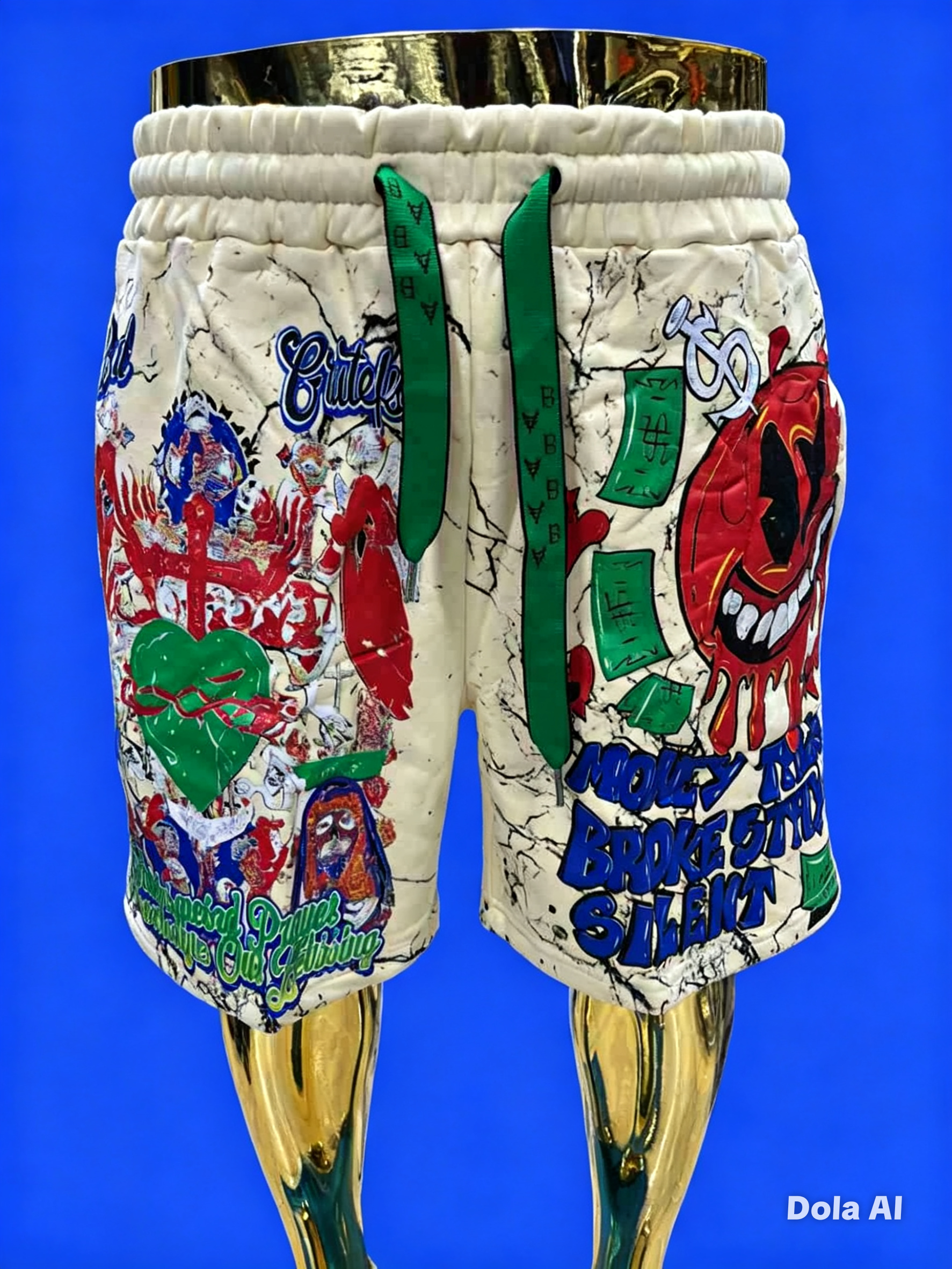 short en molleton de style streetwear