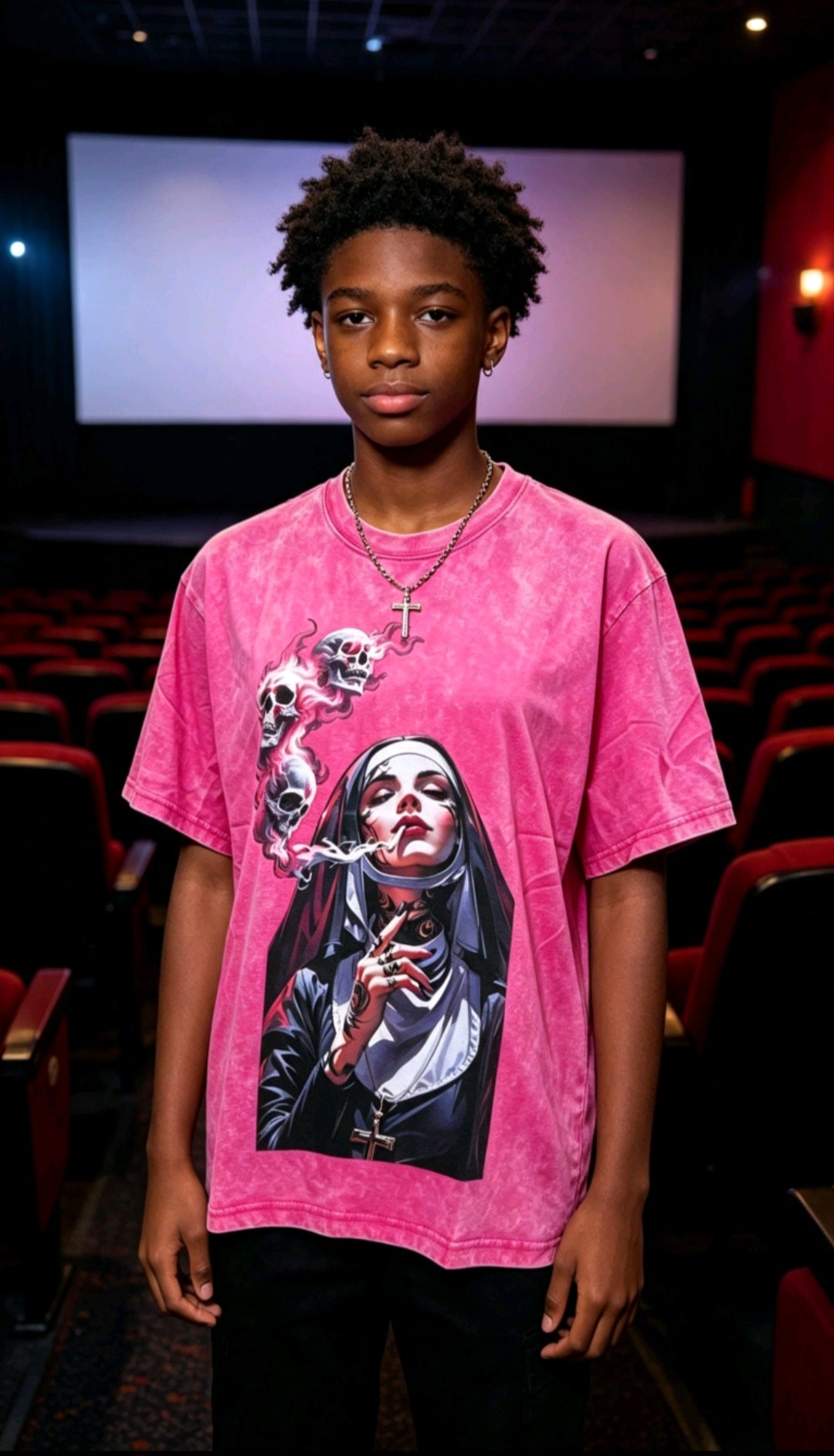 T-shirts rose clair