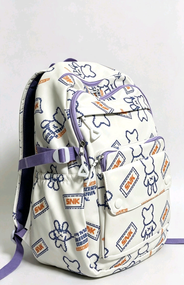 Sac à dos SNK Oursons Blanc