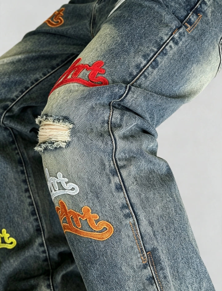 Jean Streetwear "Art"  — Coupe Large