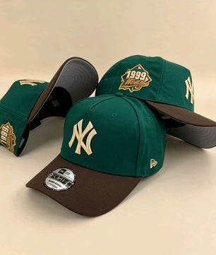 Casquette New York Yankees Édition 1999 Vert & Marron