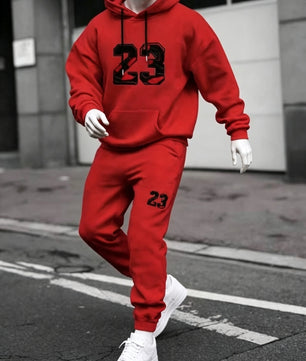 Ensemble Jogging 23 Rouge Capuche