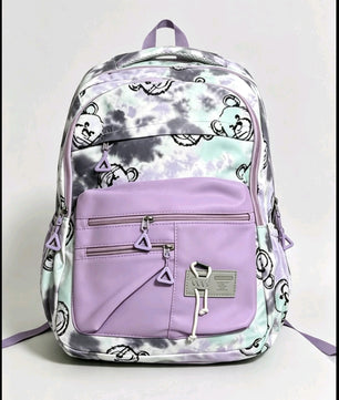 Sac à dos Bicolore Violet & Nuage