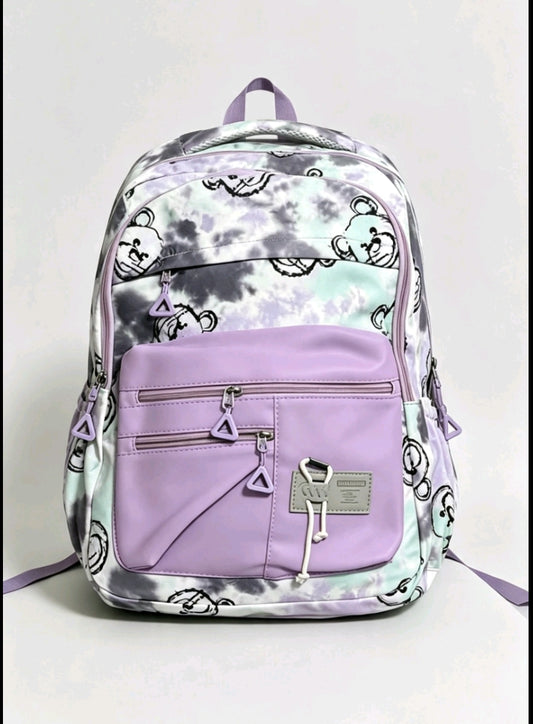 Sac à dos Bicolore Violet & Nuage
