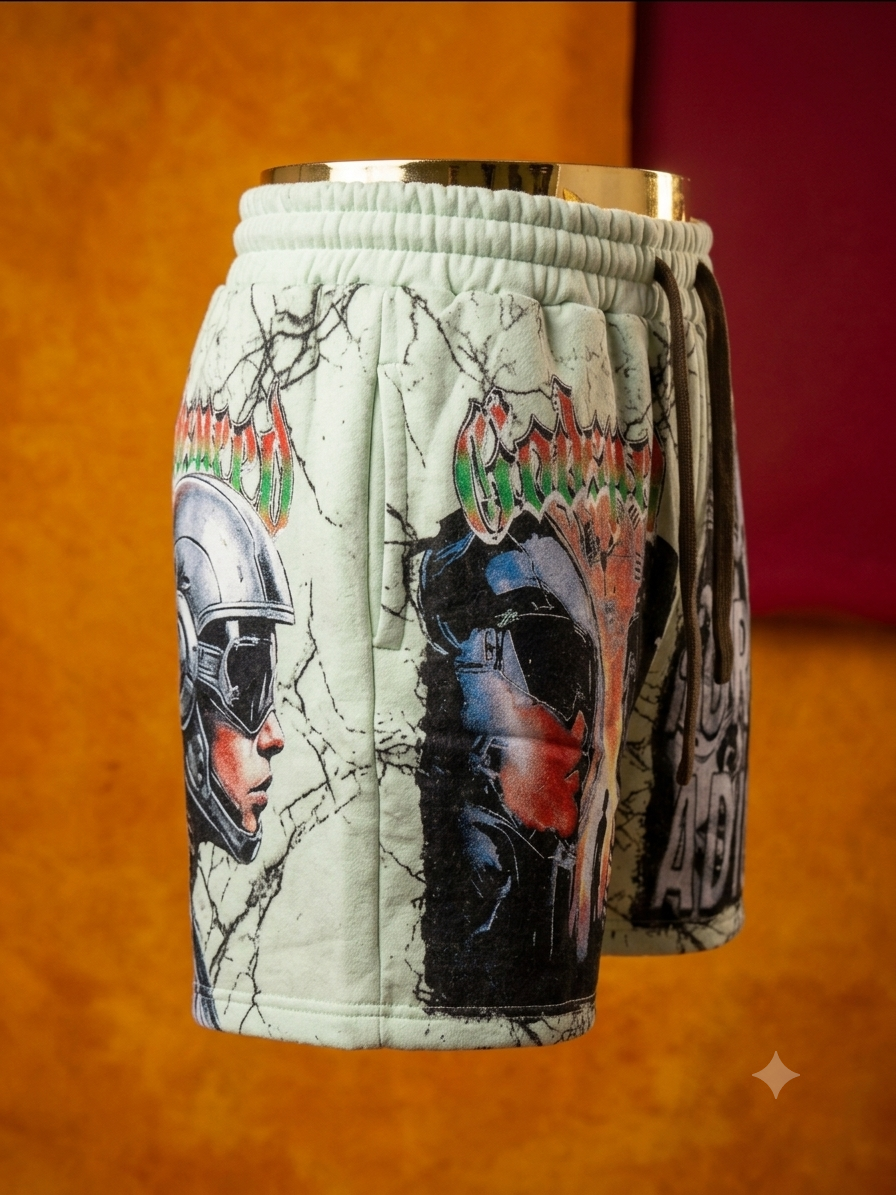 short en molleton de style streetwear