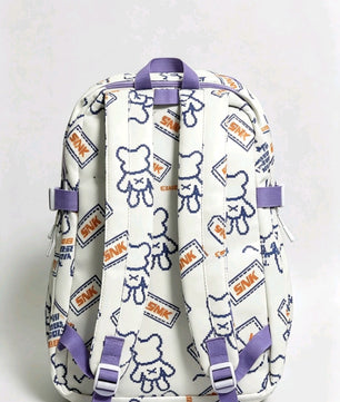 Sac à dos SNK Oursons Blanc