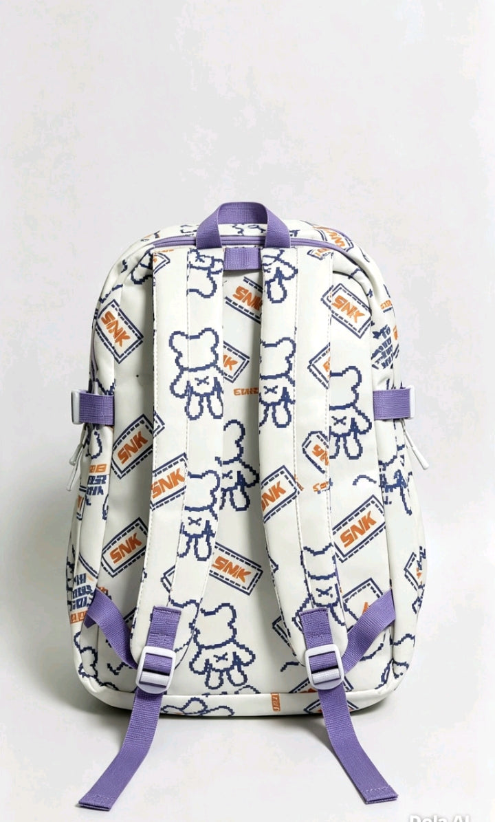 Sac à dos SNK Oursons Blanc