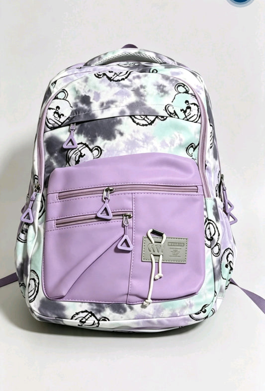 Sac à dos Bicolore Violet & Nuage