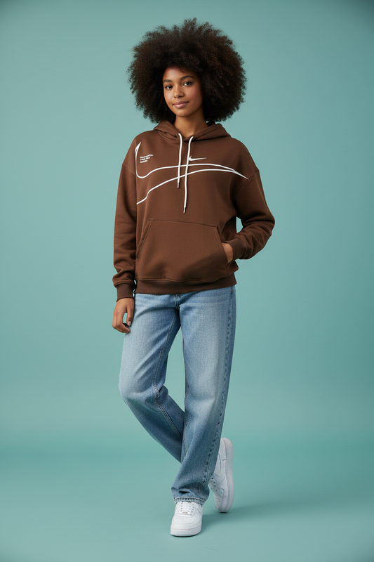 Pull NIKE marron