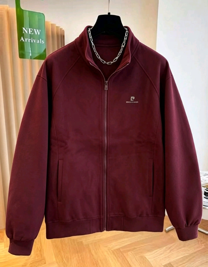 Veste Polaire Zippée Confort Prune