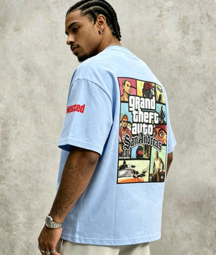 T-shirt GTA San Andreas Bleu