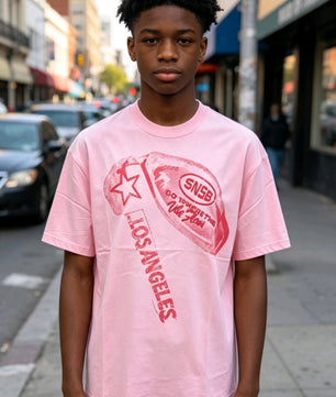 T-shirts rose clair.